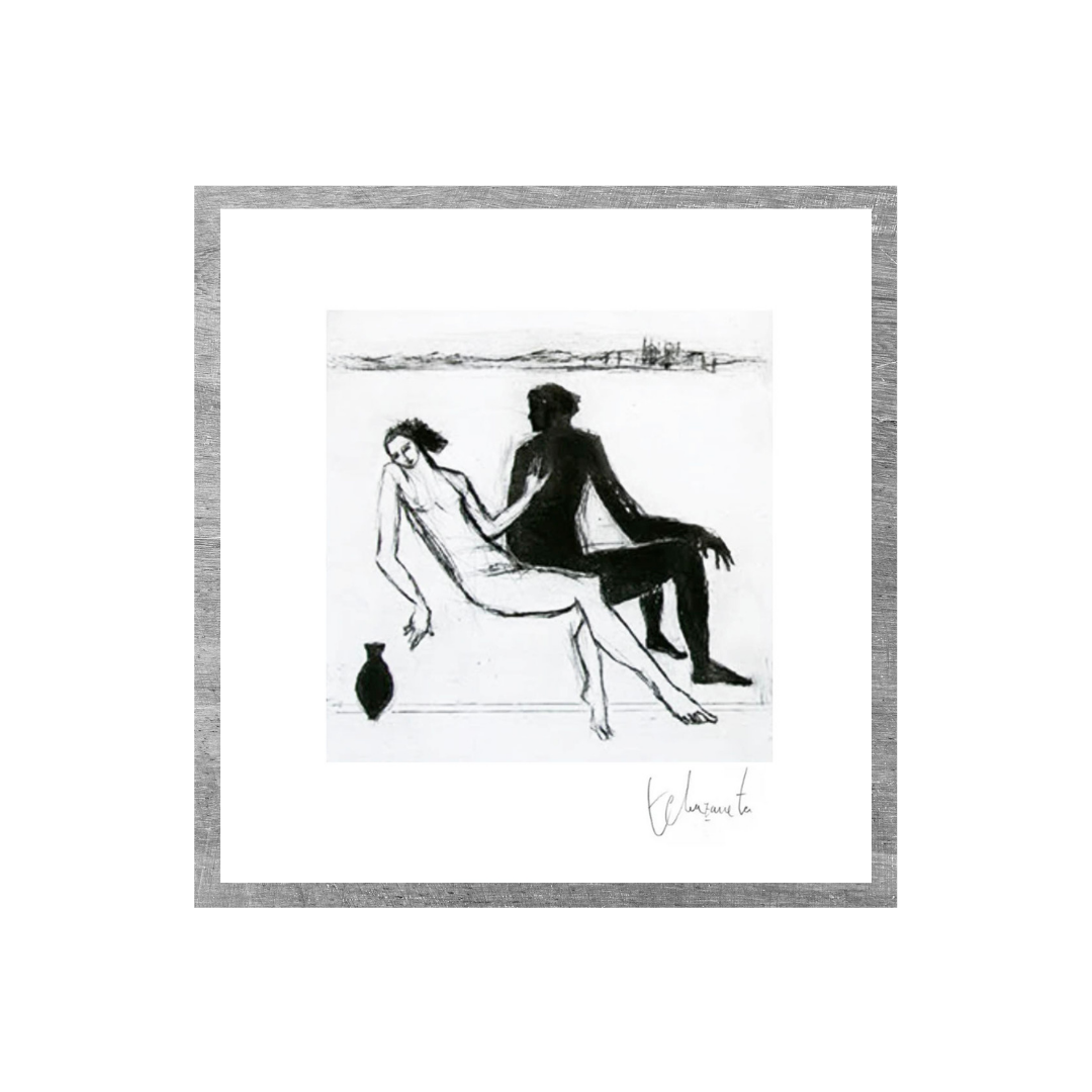 Couple et Vase
