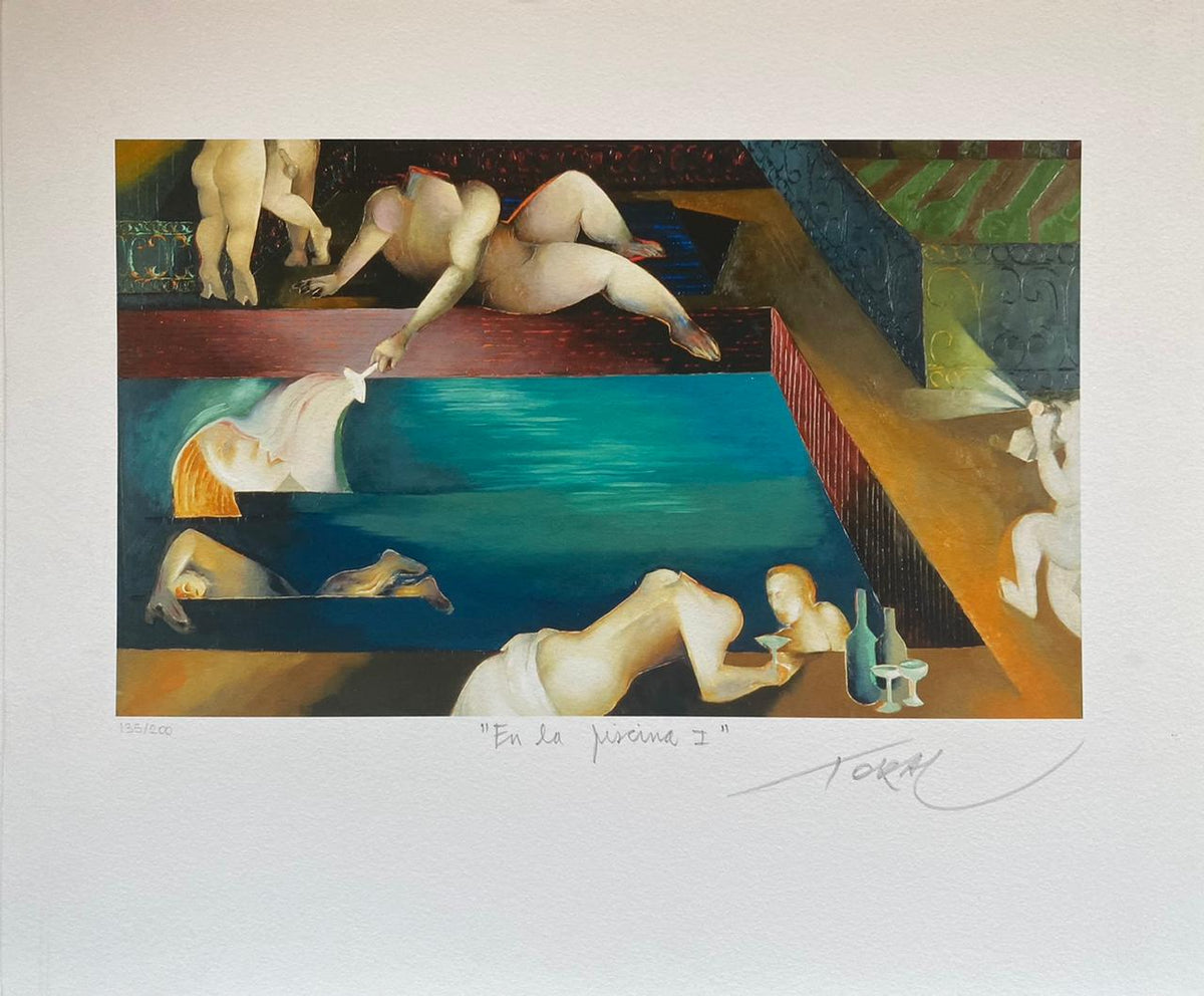 Mario Toral - En la piscina l