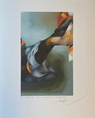 Mario Toral - Cuerpos con manto en diagonal