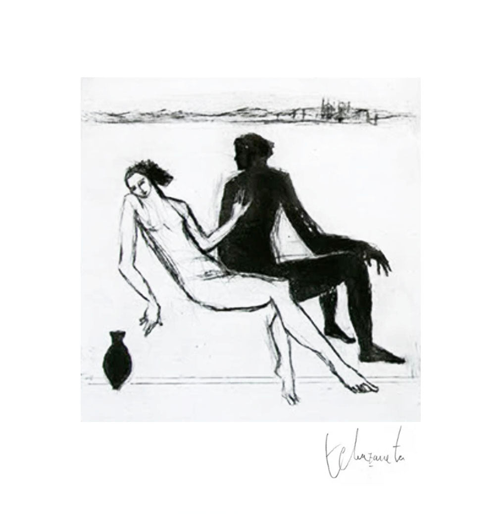 Couple et Vase
