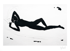 Femme endormie avec bouquin II